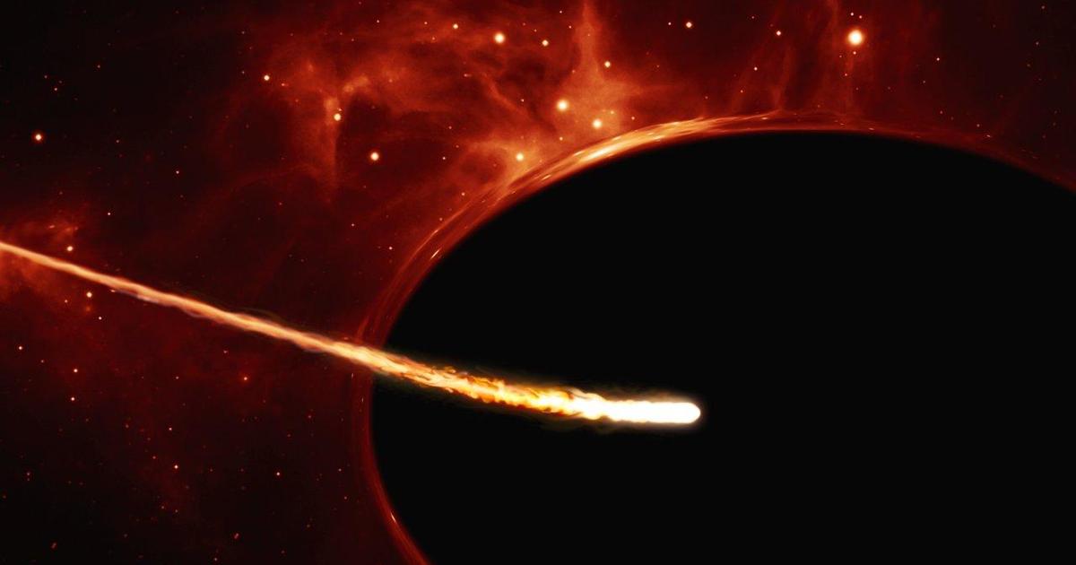 Black hole rips star apart, creating biggest blast ever seen - CBS News